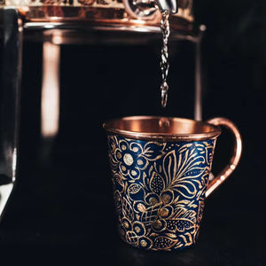 Taza Moscow Mule de Cobre 100% Puro, Ecológica y Personalizada de MS Handicraft para Vino y Uso Doméstico - Product Image 1