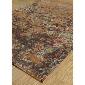 พรมขนสัตว์ถักมือ Erbe สีเบจและสีน้ำตาล ลายเหรียญตรา สำหรับตกแต่งห้องนั่งเล่นในบ้าน-Jaipur ZA GS-1013 - Product Image 2