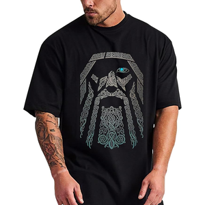 Camiseta de ropa de calle de algodón 100%, impresión personalizada, ajuste Regular transpirable con logotipo personalizado, camiseta de fabricación de alta calidad - Product Image 2