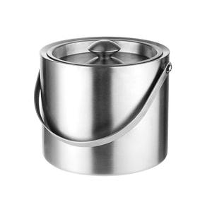 ถังน้ำแข็งออกแบบให้มีน้ำหนักชุบโครเมียมยุคศตวรรษที่ทองเหลือง - Product Image 1