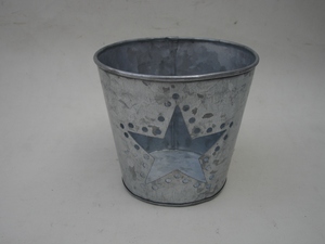 Farmhouse Kitchen Tin Canister Metal Galvanized <b>Grey</b> <b>Storage</b> Container Airtight Cookie Jar with Lid Home Biscuit Canister Set/3 - Product Image 4