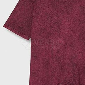 T-shirts délavés à l'acide pour hommes avec logo personnalisé 2024 Dernière conception T-shirt pour hommes nouveauté - Product Image 3
