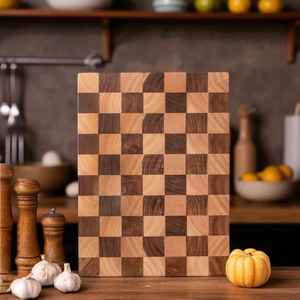 Planche à découper carrée en bois et plateau de service 12mm d'épaisseur Durable Durable Passe au lave-vaisselle - Product Image 3