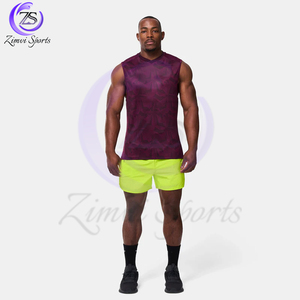 En diferentes colores, impreso personalizado, último estilo, buena venta, hecho a mano, la mejor tela, usos, gimnasio, entrenamiento, ropa deportiva, camiseta sin mangas - Product Image 4