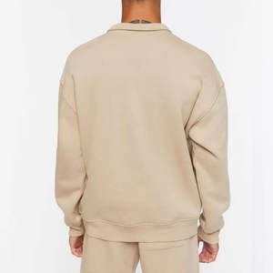 Mens <b>Quarter</b> <b>Zip</b> <b>Sweater</b> Blue Pullover Knitwear Winter Warm Casual Fashion Long Sleeve Top OEM ODM Wholesale - Product Image 1