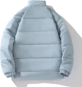 Chaqueta de patrón de cuello alto fino personalizable de alta calidad Ultra cálida ligera resistente al agua esencial de invierno - Product Image 4