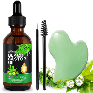 Aceite de Ricino Negro ALIVER, 60 ml, Sin Hexano, Extra Virgen, Prensado en Frío, para Cabello, Piel y Masajes, Paquete Personalizado Disponible - Product Image 2