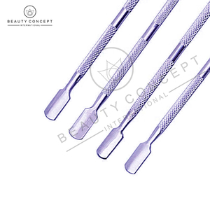 Poussoir à cuticules et outil de nettoyage des ongles en acier inoxydable Poussoir à cuticules à double extrémité pour le soin des ongles de précision Écologique - Product Image 6