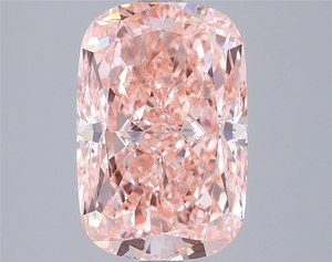 SHREERAJ SOLITAIRE - Diamante Cultivado en Laboratorio CVD, Corte Cojín Modificado Brillante, 4.05CT, Rosa Intenso Fantasía, VVS2/VS1, Certificado IGI - Product Image 5