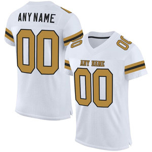 Camiseta de fútbol americano de ajuste personalizado Performance 100% poliéster poli/spandex malla transpirable OEM Factory Support Global Delivery - Product Image 5