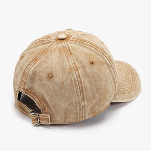 หมวกแก๊ปทรง Dad Cap ผ้าแคนวาสเคลือบแว็กซ์ สไตล์ทันสมัย ผลิตตามสั่ง พร้อมปักโลโก้ 100% ผ้าฝ้าย 6 แผง - Product Image 3