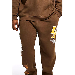 Vente chaude professionnel de haute qualité personnalisé Logo impression 2024 bouffée imprimé formation et Jogging porter hommes survêtement - Product Image 5