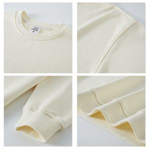 2025 sweat homme haute qualité OEM unisexe polaire 100% coton Logo personnalisé brodé respirant automne - Product Image 3