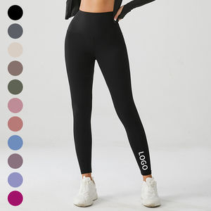 Wholesale Women's Customizable Compression Leggings Printed Yoga <b>Tights</b> Elastic Waist Yoga Leggings - Product Image 6