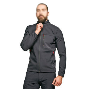 Veste Softshell Personnalisée de Haute Qualité 100% Polyester Vêtement de Travail Respirant en Gros pour Hommes - Product Image 1