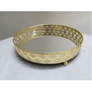 Bandeja de Servicio de Comida de Estilo Tradicional, Calidad Superior, Acabado Brillante, Bandeja de Acero Inoxidable, Decoración de Mesa para el Hogar y Hoteles - Product Image 6