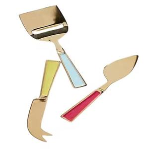 Juego de Queso con Mango de Mármol, Cuchillo para Queso, Tenedor para Queso y Rebanador de Queso con Mangos de Forma Cuadrada - Product Image 5