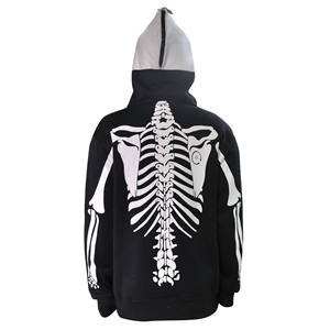 Streetwear d'hiver élégant Sweat à capuche à fermeture éclair pour hommes Trous pour les yeux entièrement sérigraphiés Design personnalisable pour garçons et filles - Product Image 4