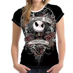 Camisetas de algodón con diseño impreso personalizado para mujeres y niñas, ropa informal de alta calidad, venta al por mayor, precio de exportación - Product Image 3