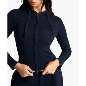 Conjunto Deportivo para Mujer, Nuevo, Color Sólido, Felpa de Algodón, Ropa Deportiva Premium para Invierno - Product Image 2