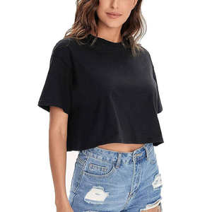Top Corto Informal de Alta Calidad para Mujer, Camiseta Nueva con Cuello Cuadrado, Manga Larga y Cuello Acanalado de Color Sólido - Product Image 6
