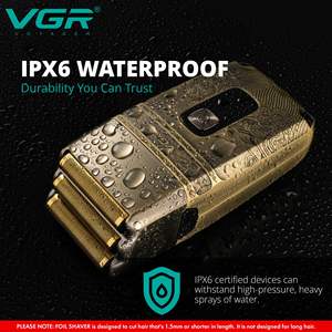 Afeitadora Eléctrica Inalámbrica Recargable para Hombre, Máquina de Afeitar Impermeable y Lavable con Triple Cuchilla para Cabeza Calva y Barba - Product Image 2