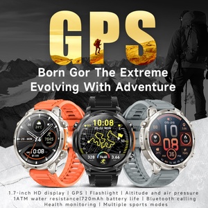 Reloj inteligente deportivo Mk100, pantalla HD de 1,7 pulgadas, GPS Beidou, rastreador de actividad física al aire libre, monitor de ritmo cardíaco, resistente al agua para hombres y mujeres - Product Image 2