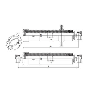 Cylindre articulé industriel UYS-111810 avec tube en acier chromé dur, capacité de levage de 10 tonnes, déchargement à 3 voies - MUSTAFA UYSAL - Product Image 4