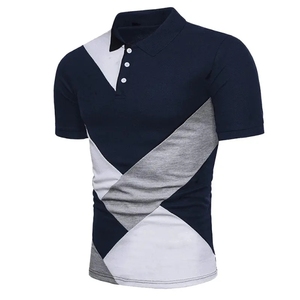 Wholesale Casual <b>Men</b> Polo <b>Shirt</b> Short Sleeve Breathable 100% High Quality Polyester Cotton Polo <b>Shirt</b> For <b>Men's</b> OEM Service - Product Image 2