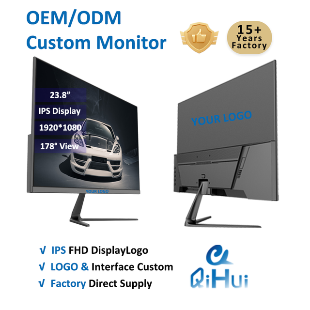 23.8 Inch IPS LED Monitor Frameless Full HD Display for Education Office Commercial Use Global Wholesale Supplier