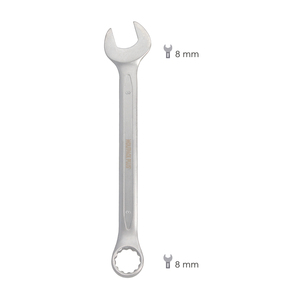 Chiave Combinata Plus 8x8 in Acciaio Cromo Vanadio DIN3113 - Product Image 2