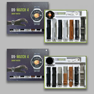 นาฬิกาอัจฉริยะ D9 Watch 4 หน้าปัดกลม กันน้ำ IP67 ชาร์จไร้สาย ติดตามการออกกำลังกาย สำหรับผู้ชายและผู้หญิง พร้อมหน้าจอสัมผัสและควบคุมผ่านแอป - Product Image 2