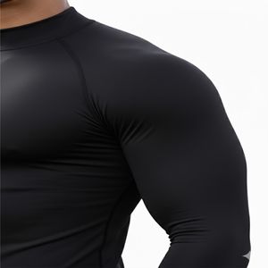 Camiseta de Compresión de Manga Larga para Hombre, Transpirable, de Secado Rápido, Capa Base Deportiva, para Gimnasio, Entrenamiento, Térmica, Fitness - Product Image 3