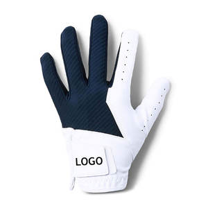 Precio de fábrica Guantes de golf de piel de oveja Cabretta Mejor calidad Logotipo personalizado Guantes de golf de cuero transpirable para hombres Mujer - Product Image 1