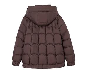 Ventes en gros de vestes d'hiver pour femmes de qualité supérieure, conception à capuche personnalisée, veste matelassée pour femmes, veste d'hiver élégante, fabricant - Product Image 2