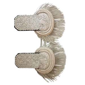 Grand Charretera Hombro Lingotes de oro Bordado a mano Tableros franceses - Product Image 3