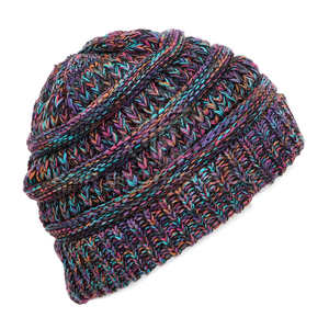 Gorro de Punto Personalizado de Algodón y Acrílico con Logotipo, Gorro de Invierno Cálido y Moderno, Suministro de Fábrica OEM ODM, Jacquard - Product Image 1