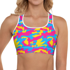 High <b>Stretch</b> Fitness Sports <b>Bra</b> Soft Cotton Sports <b>Bra</b> Breathable Design Sports <b>Bra</b> For Active Wear Comfort - Product Image 3