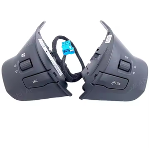 Interruptor de botón de Control de volante de coche superior para Dongfeng <span class=keywords><strong>Peugeot</strong></span> 307 408 OE 98084115ZD 96750123ZD - Product Image 1