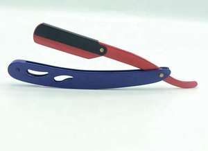 Cuchilla de afeitar de barbero de borde recto, cuchilla de afeitar de una sola hoja, regalo de Metal inoxidable para afeitado cercano, recto profesional para hombres - Product Image 5