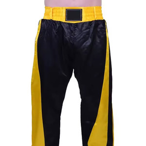 Men MMA Trousers Front Logo Lightweight Breathable Quick Dry Spandex/Polyester High Quality Training Sports Martial Arts <b>Gym</b> - Product Image 4