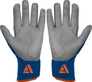 ถุงมือตีเบสบอลแบบกำหนดเองพร้อมโลโก้และสี ถุงมือตีเบสบอลแบบกำหนดเอง ถุงมือเบสบอล/ซอฟต์บอลหนังระบายอากาศได้สำหรับทุกเพศ - Product Image 2