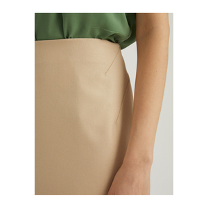 กระโปรงผ้าวิสโคสผสมทรงยาวสำหรับผู้หญิง BGN - Product Image 4