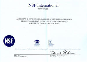 Vanne de limitation de pression manuelle Aqua-Win 1/4\" à connexion rapide Z--FPV0104 pour usage hôtelier et commercial (40 PSI) - Product Image 4