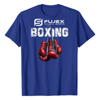 Hommes confortables utilisent des t-shirts de boxe sur mesure grande taille tissu de coton lourd hommes t-shirts de boxe