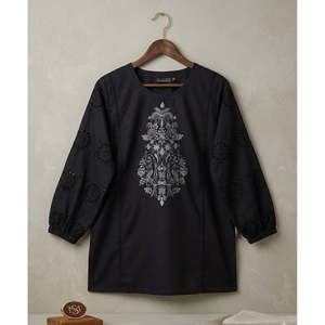 เสื้อท็อป CH KARI โบฮีเมียนชิค ปักลายฉลุ ฟรีไซส์ ผ้าลินินชีฟองตาข่าย ทรงหลวมยาว สไตล์ชิคสำหรับฤดูใบไม้ร่วง เสื้อผู้หญิงทรงหลวม - Product Image 3