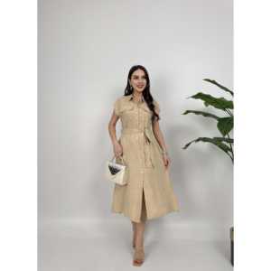 Robe midi sans manches à taille naturelle 2150, respirante - Product Image 1