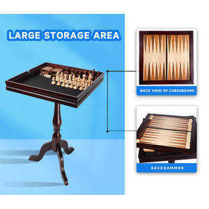 Portable 3 in 1 Chess Checkers Backgammon Set <b>for</b> Indoor Fun Office Breaks Family Bonding And Travel Game Night From India - Product Image 5