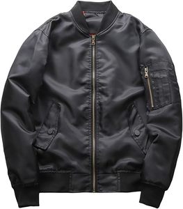 Customized Solid Color new designs fashion Men's Bomber <b>Jacket</b> Autumn Winter Outdoor Windproof <b>Jacket</b> Plus Size Men <b>Jackets</b> - Product Image 6