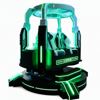 Cinéma VR 9D à 4 places, simulateur de réalité virtuelle commercial avec plateforme de mouvement immersive pour centre commercial, parc à thème, salle d'arcade